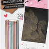 Livre de coloriage avec 8 crayons