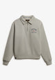 Superdry - pull demi-zippé à col athlétique - femme - pulls