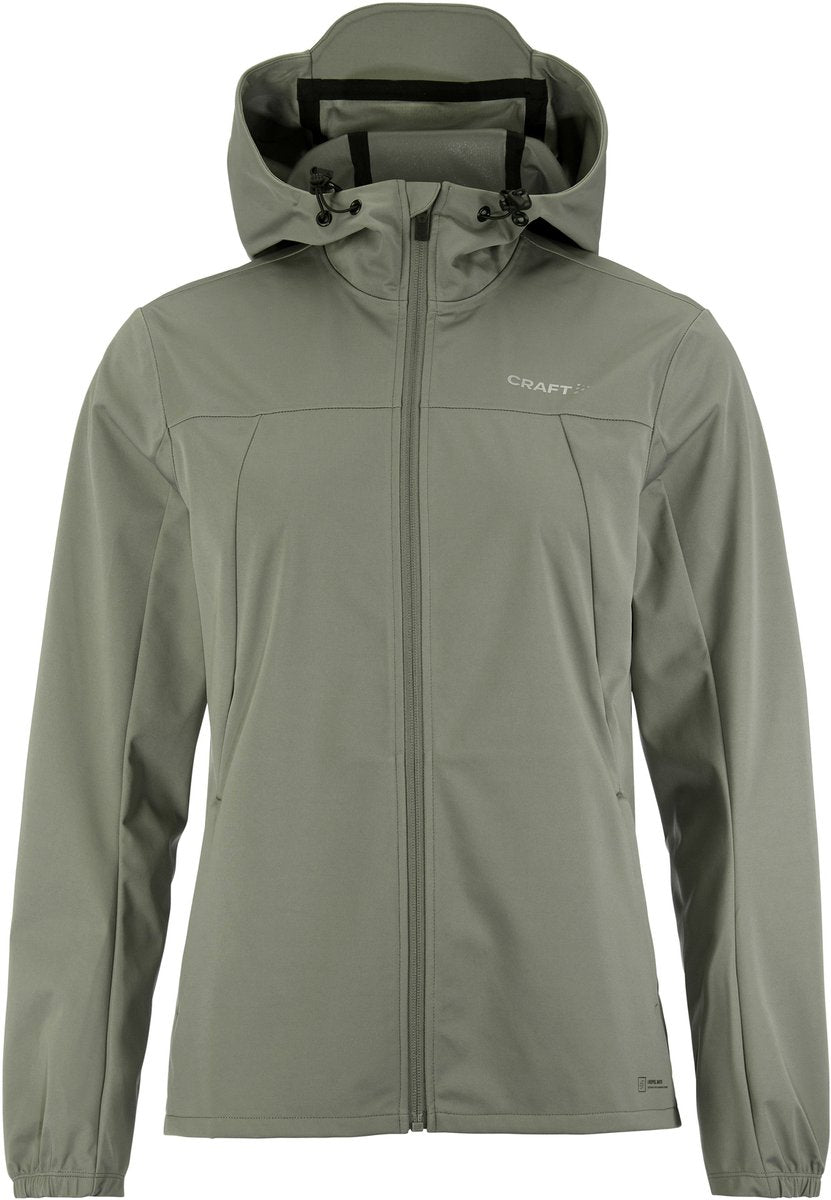 Craft adv essence hydro jacket w gilet de sport pour femme - feuille