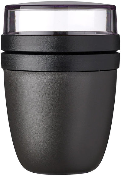 Mépal Lunchpot Ellipse Nordic Black 500 + 200 ml
