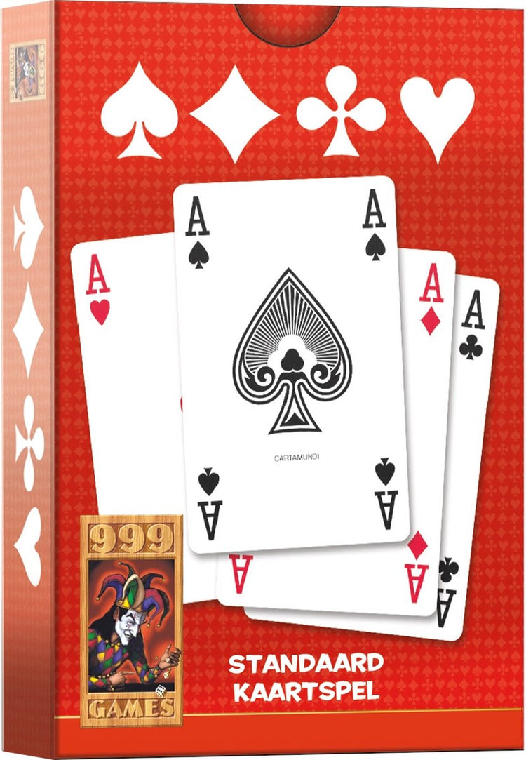 999games 999 games - jeu de cartes - rouge standard
