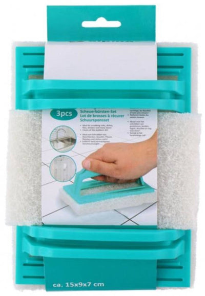 Alpina ensemble de brosses à récurer 3pcs pp pes