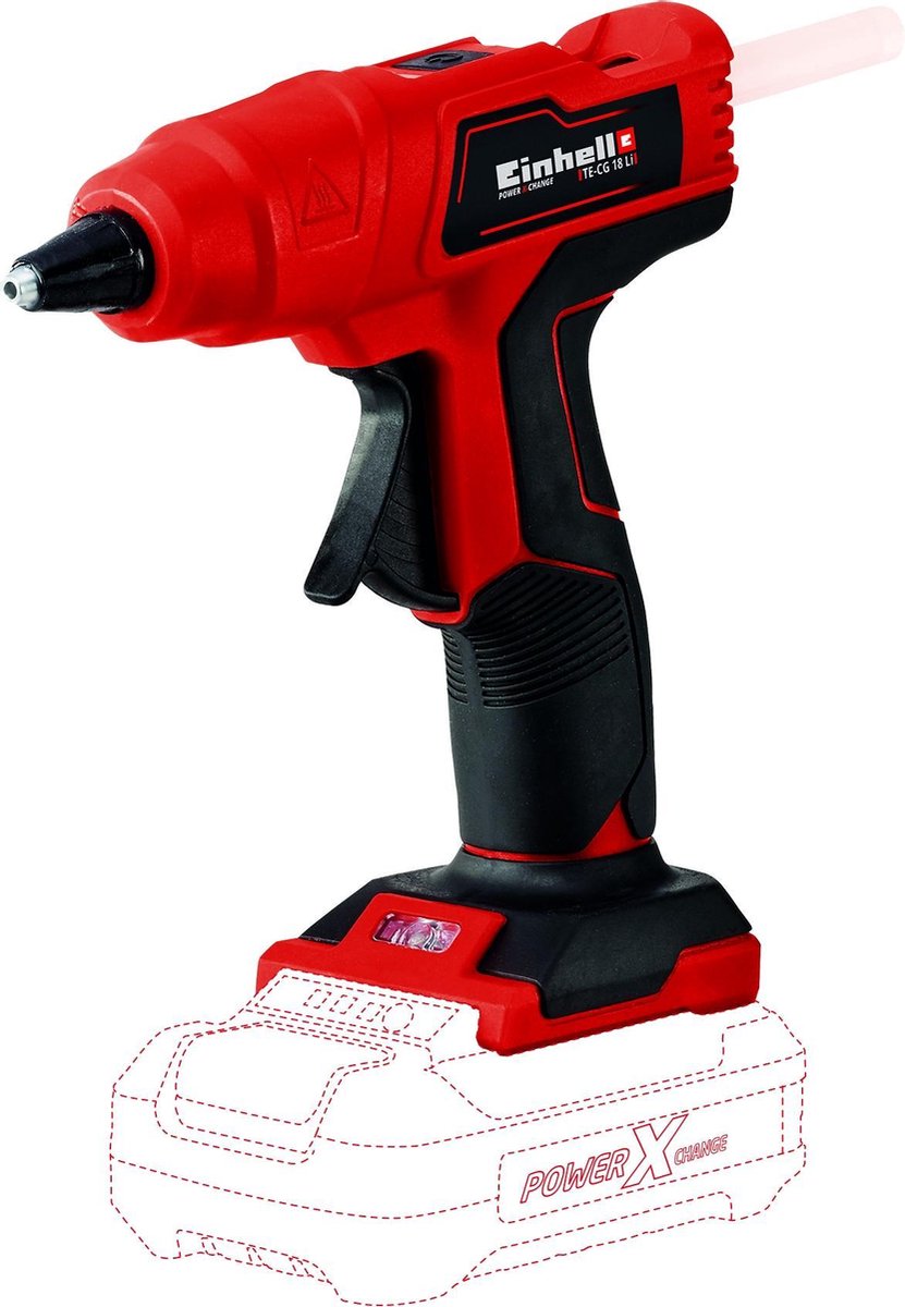 Einhell Battery Glue Gun Te-CG 18 Li Solo