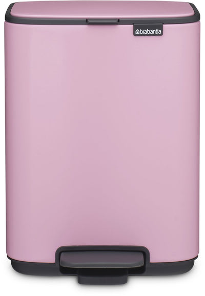 Poubelle à pédale Brabantia bo - 4 litres - salle de bain - rose lilas