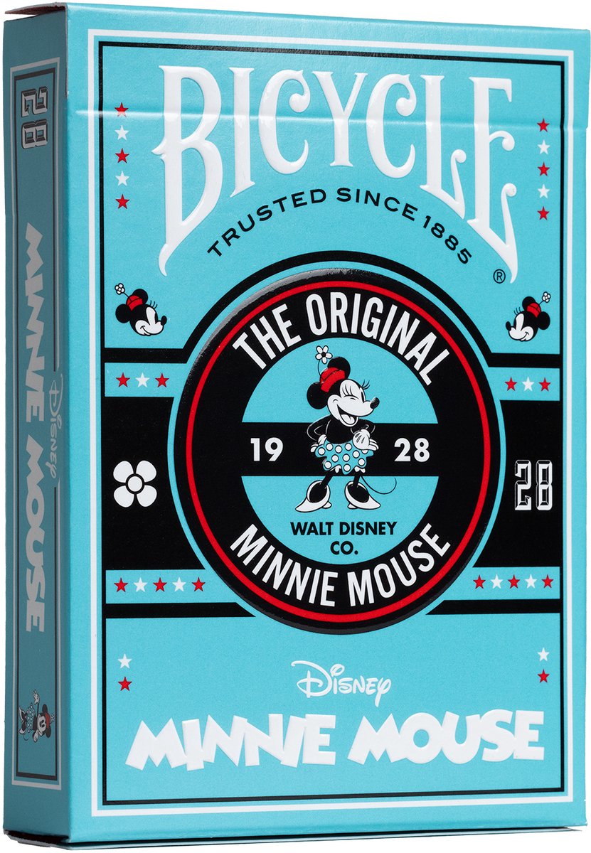 Bicycle Disney Classic Minnie Mouse - Cartes à jouer premium - Poker - Sous licence officielle - Créatifs