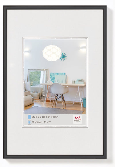 Walther new lifestyle - cadre en plastique - format photo 60x90 cm - noir