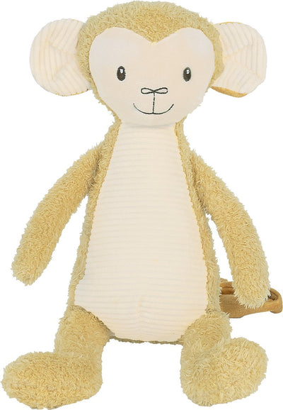 Happy horse singe mano peluche 28cm - jaune - peluche bébé