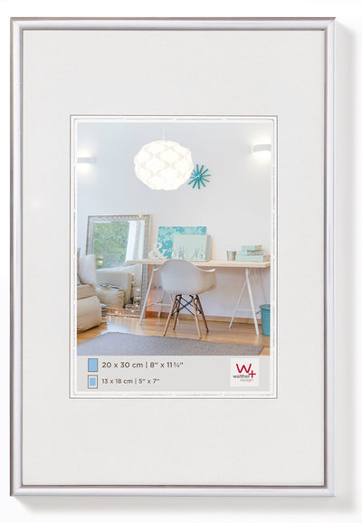 Walther new lifestyle - cadre en plastique - format photo 20x30 cm - argent