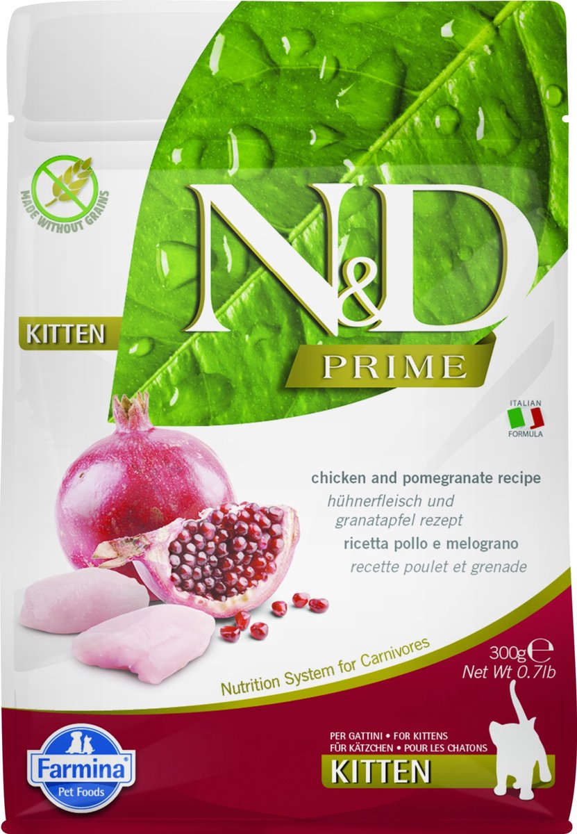 Farmina n d prime food pour le poulet chaton 300 gr.