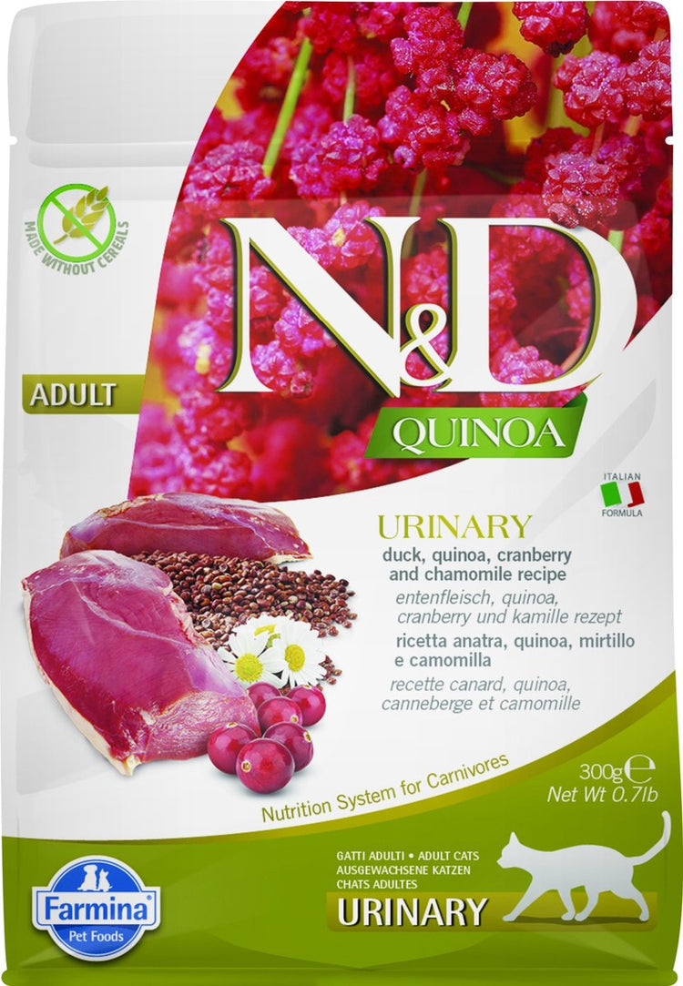 N d nourriture au quinoa pour le canard chat castré 300 gr.