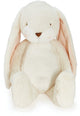 Bunnies by the bay disquette grignoter lapin - peluche - peluche pour enfants - détails brodés - crème - 52 cm
