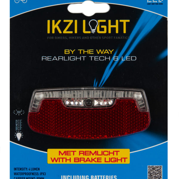 Feu arrière Ikzi 6 LED voiture + feu stop d'ailleurs batterie