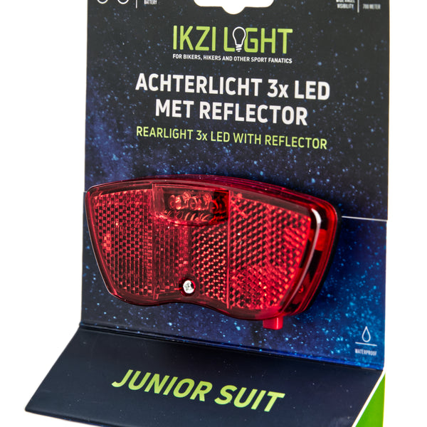 Ikzi - Ikzi Ikzilight junior achterlicht mini 3-led 80mm op kaart