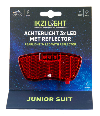 Ikzi - Ikzi Ikzilight junior achterlicht mini 3-led 80mm op kaart