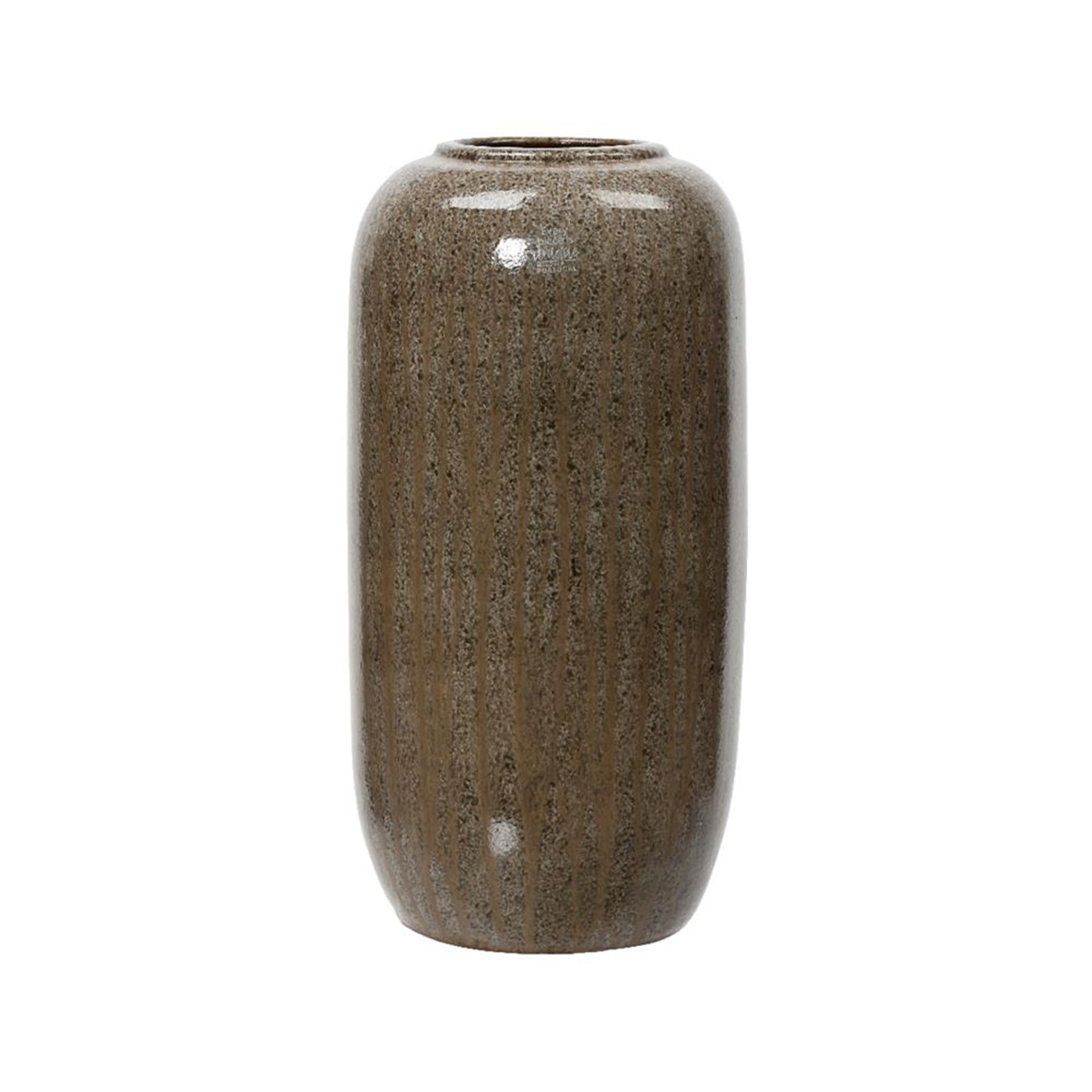 Vase Decoris terre cuite h30cm marron