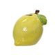 Vase Decoris citron porcelaine h10,5cm jaune