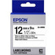 Ruban d'étiquettes epson lk-4wbn noir sur blanc