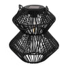 Lanterne solaire Countryfield noire h23cm