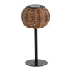 Lampe de table solaire Countryfield marron h30cm