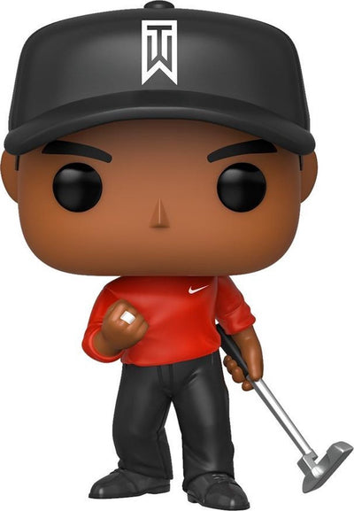 Funko! pop - vinyle - Tiger Woods (chemise rouge) (44715)