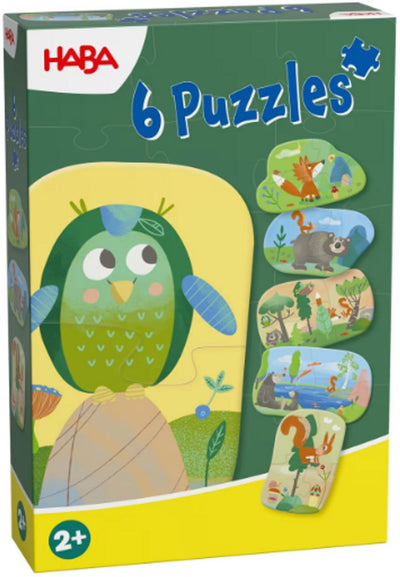 Haba | 6 premiers puzzles animaux de la forêt
