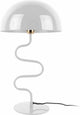 Lampe de table Leitmotiv twist - blanc - 31x31x54cm - scandinave