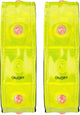 Bracelet de sport Avento réfléchissant avec LED - paire - jaune