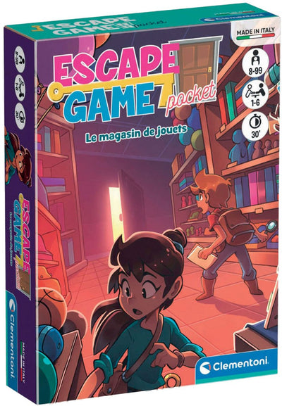 Clementoni Escape Game Pocket Le Magasin de Jouets (français)
