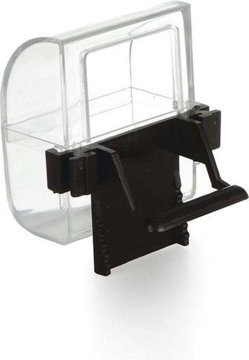 Beeztees bol à nourriture et à eau - oiseau - noir transparent - 2 pcs