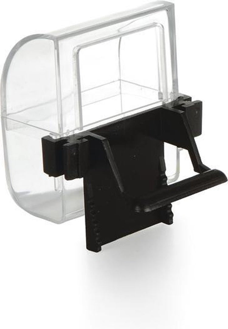 Beeztees bol à nourriture et à eau - oiseau - noir transparent - 2 pcs