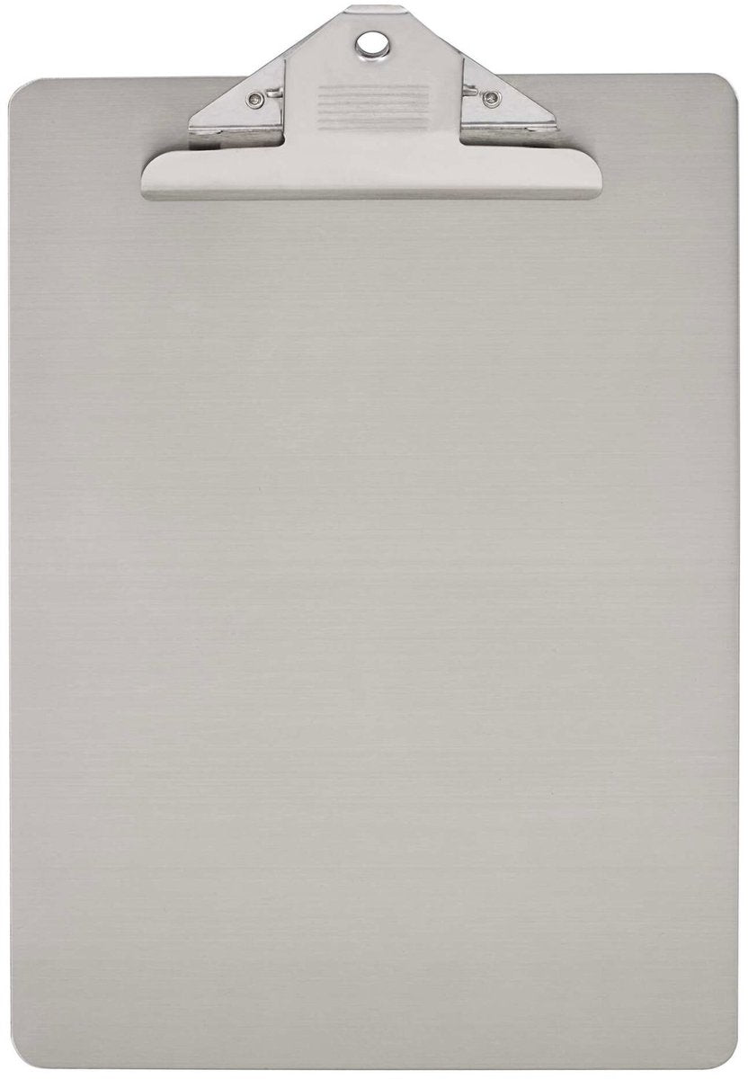 Maul porte-bloc acier a4 format portrait acier inoxydable métal argent
