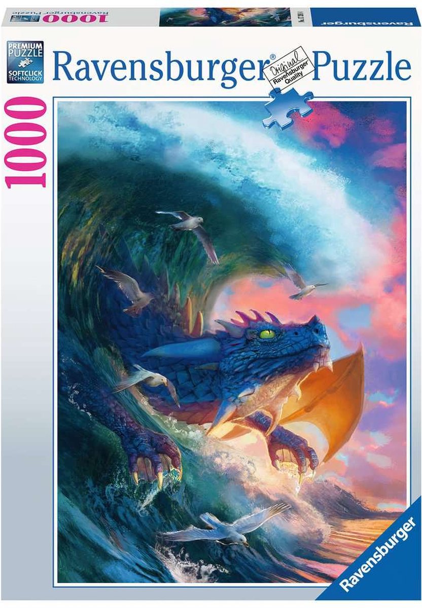 Ravensburger puzzle course de dragons - puzzle - 1000 pièces
