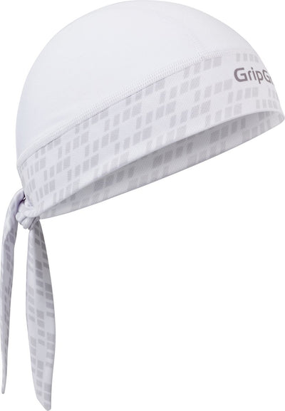 Gripgrab - bandana de vélo d'été protection contre la transpiration foulard de protection UV casquette de cyclisme - blanc - unisexe - taille unique