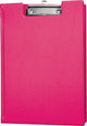 Porte-bloc Maul a4 portrait + passant pour stylo rose fluo