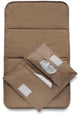 Set à langer Kipkep - café - marron - matelas à langer incl. pochette à couches - lavable - côté déperlant - couche-culotte