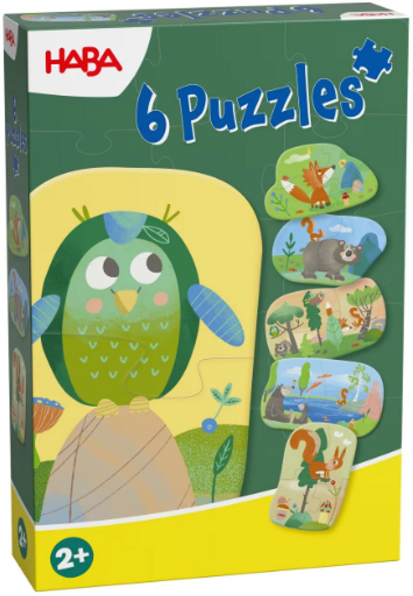 Haba | 6 premiers puzzles animaux de la forêt