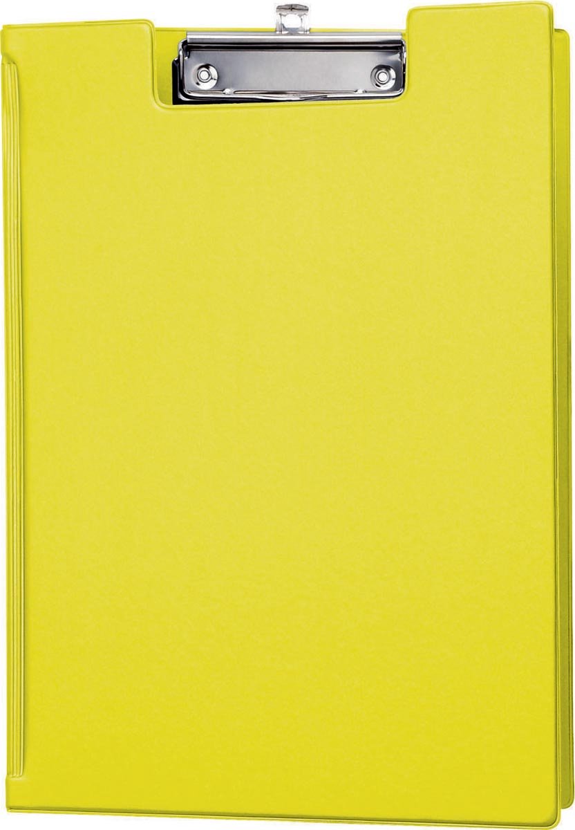 Chemise presse-papiers Maul avec insert intérieur A4 portrait jaune