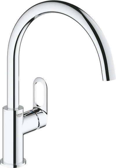 Mitigeur de cuisine Grohe start flow - bec pivotant - chrome