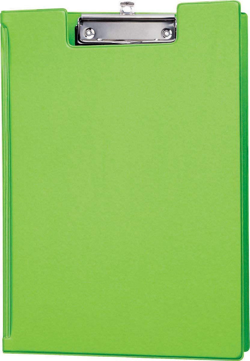 Chemise porte-bloc Maul avec insert intérieur A4 portrait vert fluo
