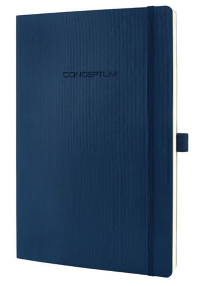 Carnet Sigel - conceptum pure - a4 - couverture souple - bleu - 194 pages - 80 grammes - diamant - si-co316