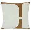 Countryfield coussin jos blanc marron 45cm