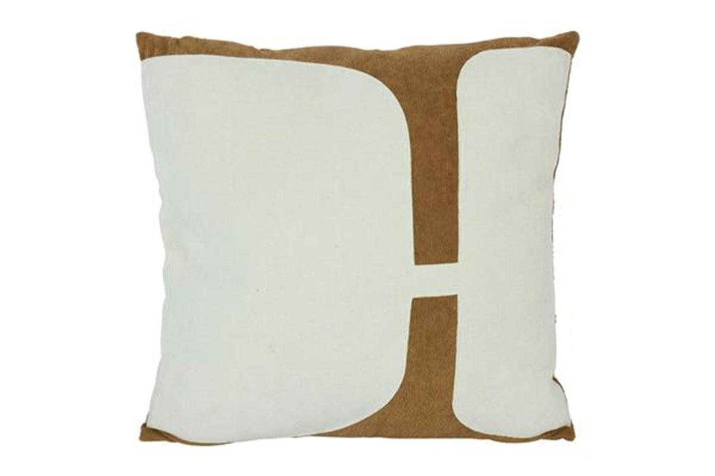 Countryfield coussin jos blanc marron 45cm