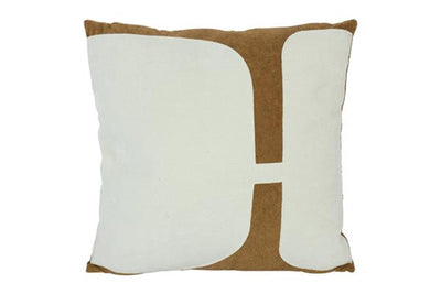Countryfield coussin jos blanc marron 45cm