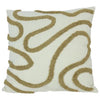 Countryfield coussin luus blanc marron 45cm
