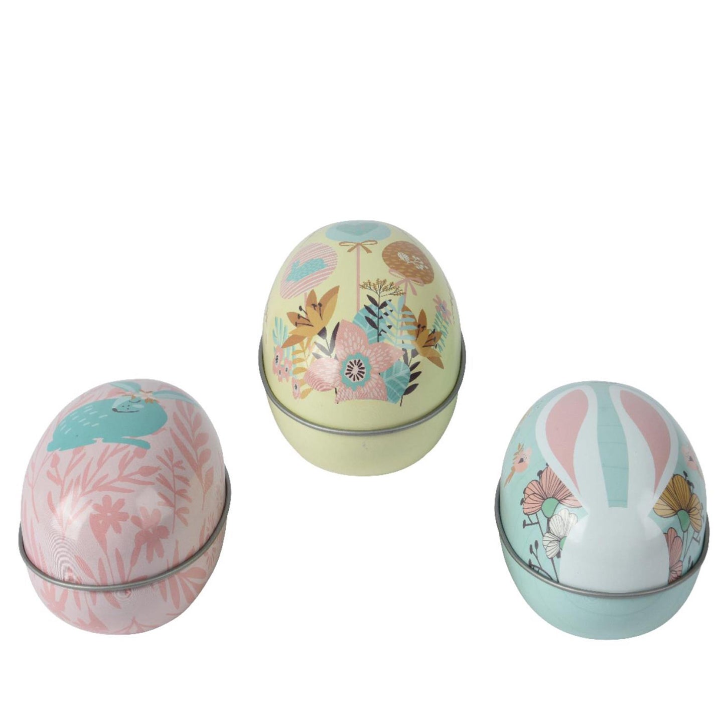 Decoris boîte de rangement oeuf de Pâques 11,5cm multi