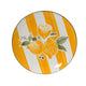 Decoris assiette petit-déjeuner porcelaine ø19,2cm citron