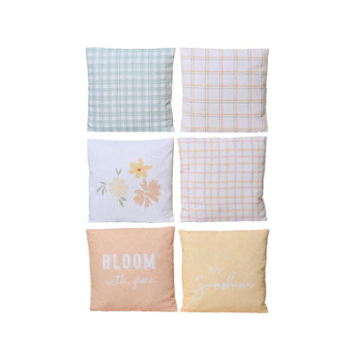 Decoris coussin polyester extérieur 45x45cm