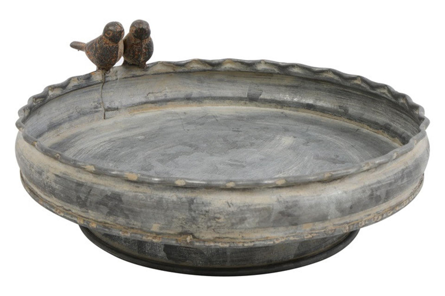 Bain d'oiseaux Countryfield lena zinc diamètre 24 cm