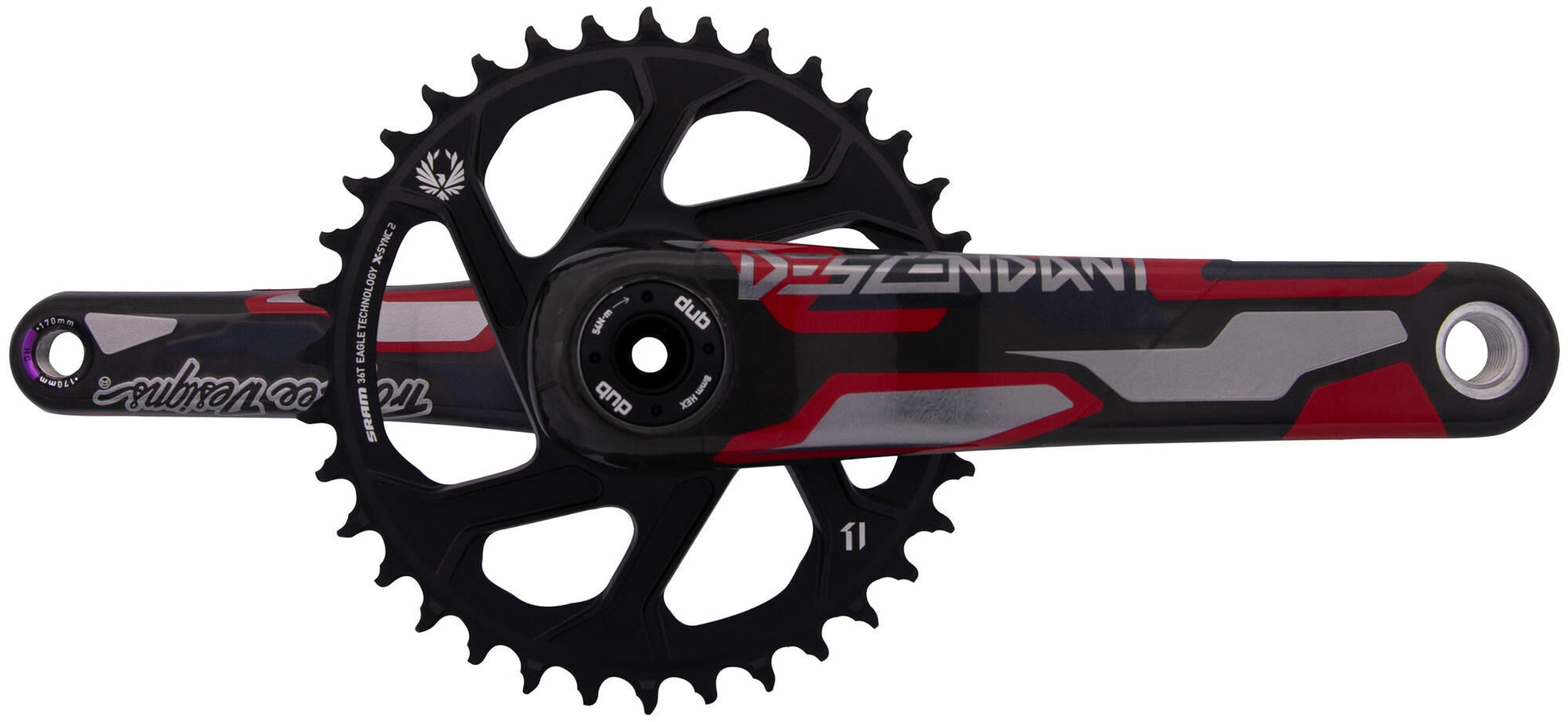 Truvativ Cranket Truv.desc.troy Lee D.Eagle DH Dub83 36T