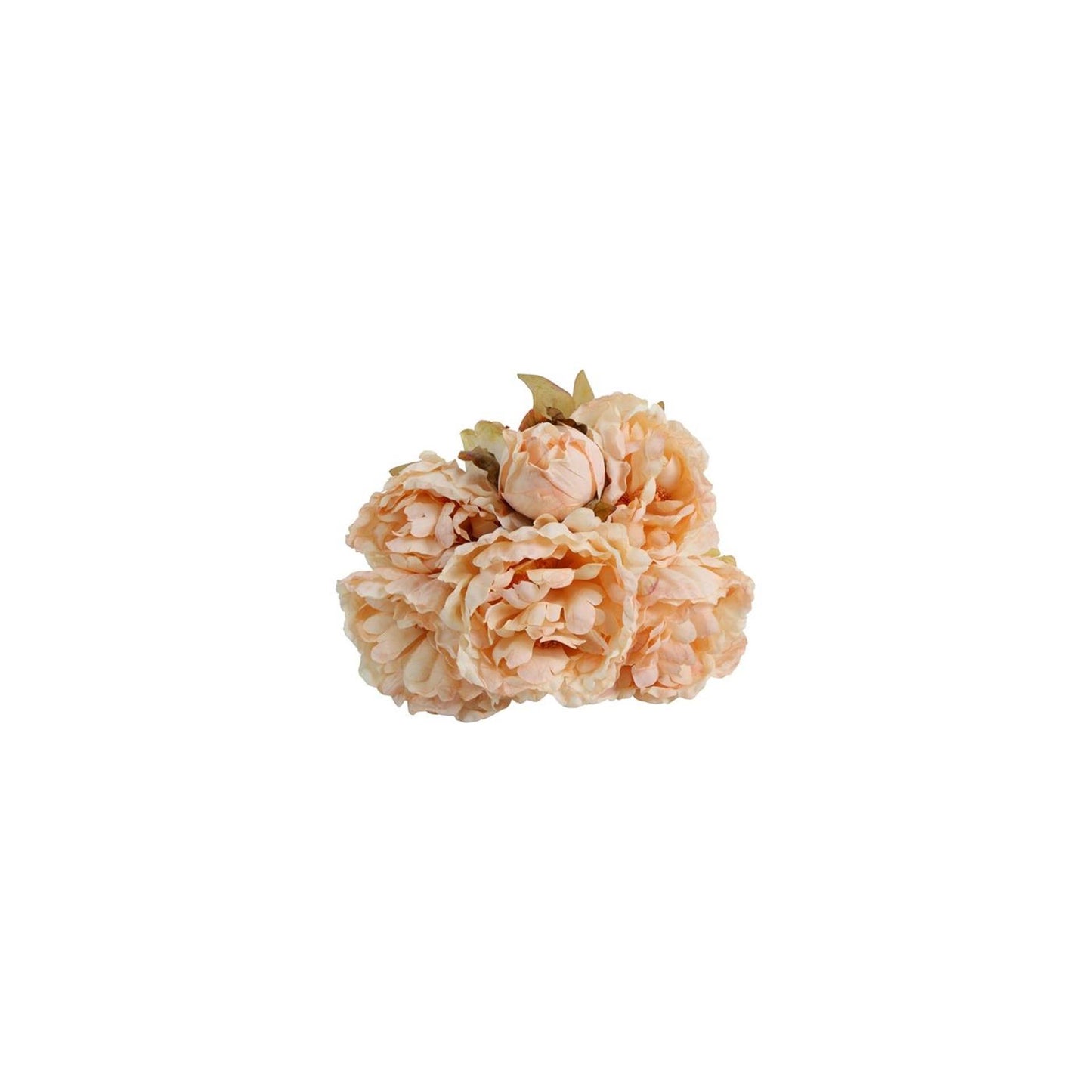 Champ de pays fleur artificielle pivoine crème soie h46cm